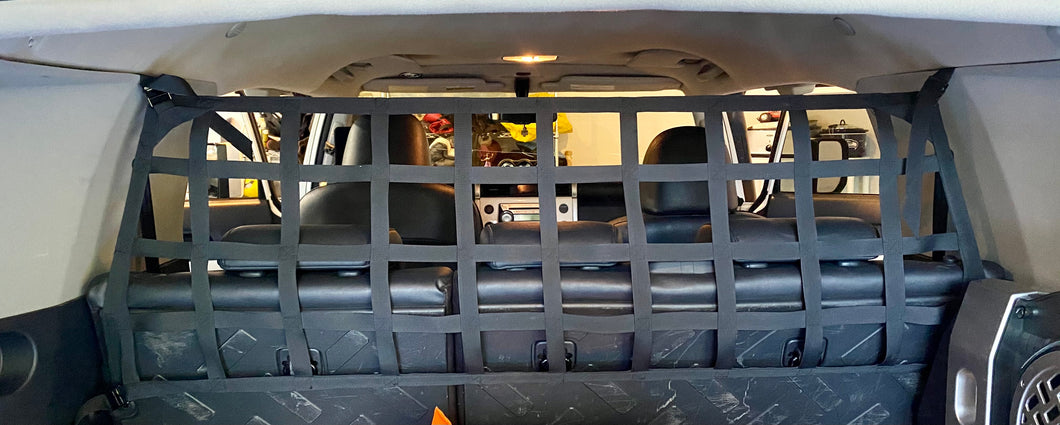 FJ Cruiser Upper Half Barrier Net